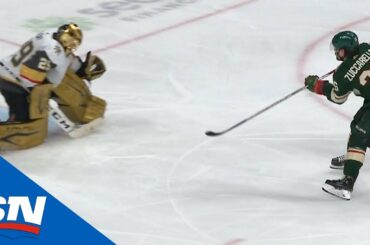 Marc-Andre Fleury Completely Robs Mats Zuccarello Of A Scoring Chance