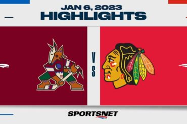 NHL Highlights | Coyotes vs. Blackhawks - January 6, 2023