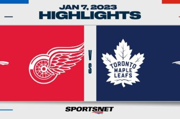 NHL Highlights | Red Wings vs. Maple Leafs - January 7, 2023