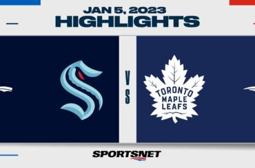 NHL Highlights | Kraken vs. Maple Leafs - January 5, 2023