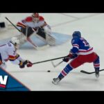 Rangers' Julien Gauthier Shows Off Silky Hands To Finish Off Adam Fox's Sweet Drop Feed