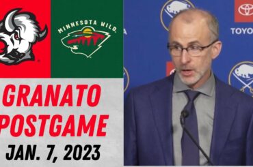 Don Granato Postgame Interview vs Minnesota Wild (1/7/2023)