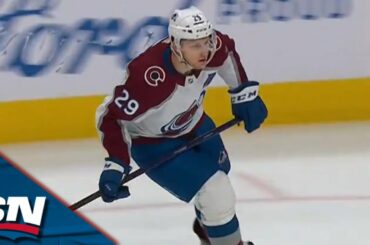 Nathan MacKinnon Rockets In Past Oilers Defence For An Outstanding Solo Goal