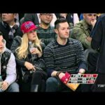 Jonathan Bernier Courtside at Raps-Nets