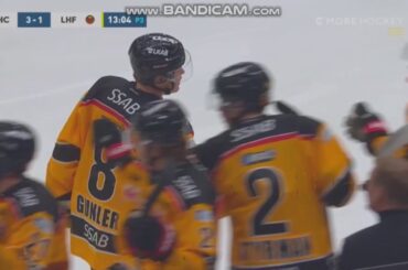 Noel Gunler SECOND GOAL OF THE SEASON! Luleå Hockey (Carolina Draftpick)