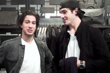 Brian Boyle & Michael Del Zotto At John Varvatos