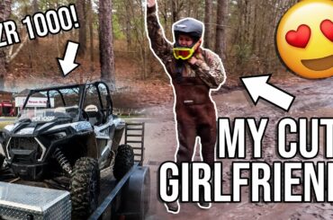 GIRLFRIEND Rides in RZR 1000!