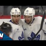 Maple Leafs' Conor Timmins Scores His First NHL Goal With Point Shot vs. Flyers