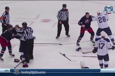 Ian Cole vs Matt Calvert Dec 14, 2013