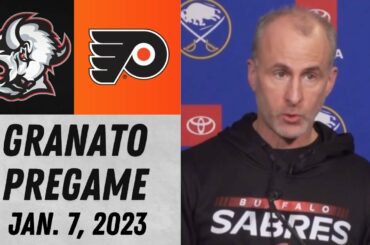 Don Granato Pregame Interview vs Philadelphia Flyers (1/9/2023)