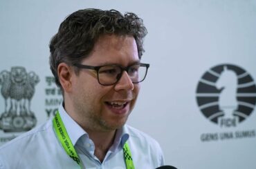 Interview with GM Jon Ludvig Hammer (NOR) | Chess Olympiad, Round 1 |