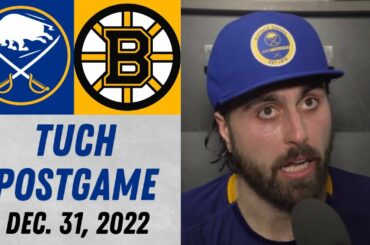 Alex Tuch Postgame Interview vs Boston Bruins (12/31/2022)