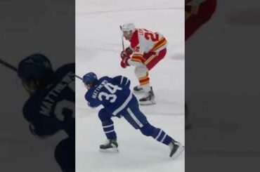 Auston Matthews Snipes One Past Vladar Assisted By Sandin And Nylander