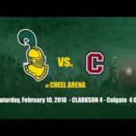 Clarkson 4 - Colgate 4 - Feb. 10, 2018