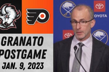 Don Granato Postgame Interview vs Philadelphia Flyers (1/9/2023)