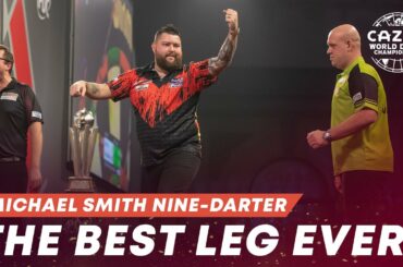 THE GREATEST LEG OF ALL TIME 🤯 MICHAEL SMITH HITS A NINE-DARTER IN A WORLD CHAMPIONSHIP FINAL