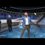 Paul Bissonnette tries to repeat Kirill Kaprizov's goal vs Lightning in TNT studio (4 jan 2023)