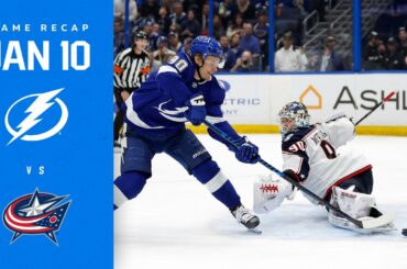 RECAP: Blue Jackets @ Lightning 1/10/23 | 3rd Period Madness