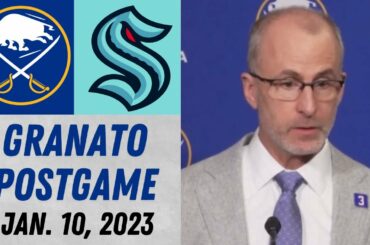 Don Granato Postgame Interview vs Seattle Kraken (1/10/2023)