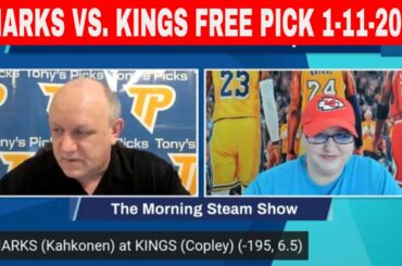 San Jose Sharks vs LA Kings 1/11/2023 FREE NHL Odds and Picks on Morning Steam Show for Today