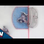 Kings' Adrian Kempe Lasers One-Timer That Forces Jack Campbell's Glove Into Net For Goal