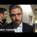 Chris Tierney postgame after scoring in Revs 4-0 win over RSL (4/25/2015)