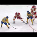 Pavel Buchnevich assists on Kyrou's goal vs Flames (10 jan 2023)