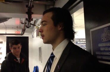 Devin Shore post-game interview vs. BU 11/15/13