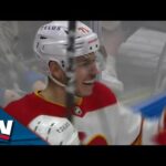 Flames' Walker Duehr Beats Thomas Griess Blocker Side On The Rush For First Career NHL Goal