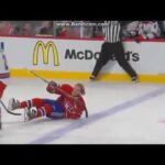 John Moore Dirty Hit on Dale Weise (Rangers vs Canadiens)