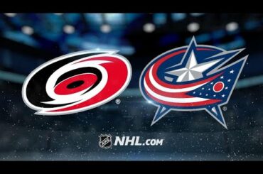 Carolina Hurricanes vs Columbus Blue Jackets | Jan.12, 2023 | Game Highlights | NHL 2023 | Обзор