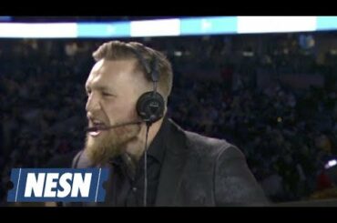 Conor McGregor Tells Story Of His Pump Up Speech To Boston Bruins