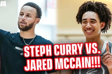 Jared McCain Plays Against Steph Curry and Brandon Jennings at the Curry Camp! 🔥