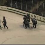 USHL Highlight - Ice Goaltender Jon Gillies Scores Goal