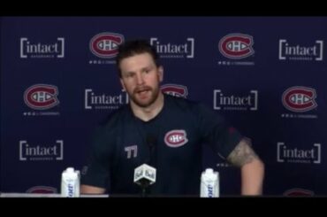 Brett kulak press conference after the 4-0  win against Buffalo sabres | canadiens vs sabres NHL