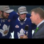 2018 Calder Cup Champions: Chris Mueller, Travis Dermott and Frederik Gauthier