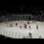 Carl Hagelin scores a wrap around goal on Cam Ward