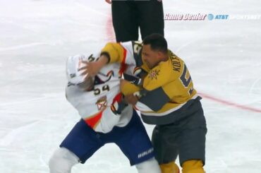 Givani Smith vs Keegan Kolesar FIGHT, Panthers @ Golden Knights Jan 12 2023