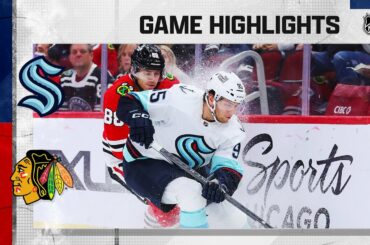 Kraken @ Blackhawks 1/14 | NHL Highlights 2023