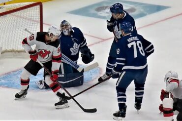 The Devils Double Up On The Leafs Courtesy Of Nathan Bastian