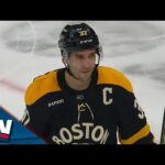 Patrice Bergeron Scores For Bruins After No-Call On Linus Ullmark For Throwing His Stick