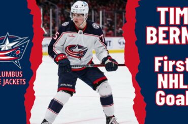 Tim Berni #75 (Columbus Blue Jackets) first NHL goal Jan 10, 2023