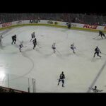 Wyatt Bongiovanni of the Manitoba Moose scores vs. the Laval Rocket 1/4/23