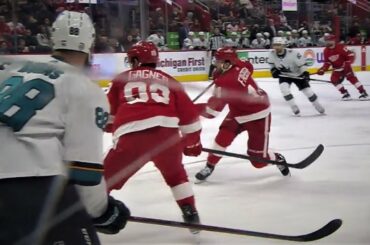 Robby Fabbri Makes It A 6-2 Redwings Lead On This Brent Burns Turnover