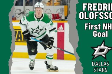 Fredrik Olofsson #42 (Dallas Stars) first NHL goal Dec 31, 2022