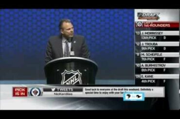 Winnipeg Jets Draft Nikolaj Ehlers Ninth Overall