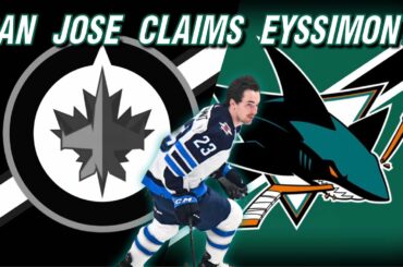 San Jose Sharks Claim Mikey Eyssimont Off Waivers!! Jets Fan Reaction