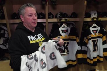 Chris Cook, Equipment Manager of the Kingston Frontenacs