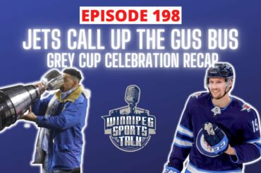 Winnipeg Jets call up David Gustafsson, Bombers celebrate Grey Cup at IG Field