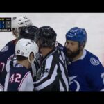 Alex Killorn Sucker Punch on Seth Jones (Aug. 13, 2020) (ECQF Game 2)